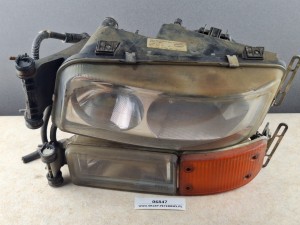 Lampa przednia, MAN, LEWA, reflektor przedni lewy MAN 81.25101-6357, nr 569.01.000.01, kierunkowskaz lewy  568 01 000 00, nr 81.25320.6091