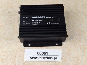 Przetwornica napięcia MASCOT Converter typ 8860 24-12 DC 6A, Fuse 6.3A