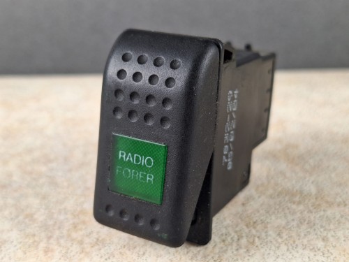 08229, Klawisz, przycisk, włącznik z napisem RADIO FORER, nr 7832-29, 9 PINów (3).jpg