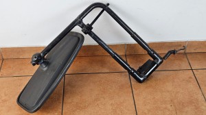 Lusterko zewnętrzne na stelażu, mocowane na klin, strona LEWA