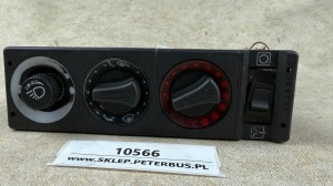 Panel sterowania ogrzewaniem MAN Compact 7000 Aurora 3355000006, 3 pokrętła