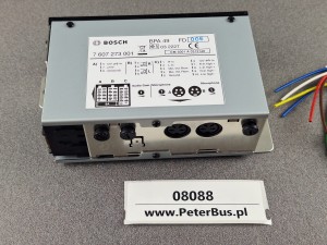 Wzmacniacz autobusowy BLAUPUNKT BOSCH BPA 49, nr 7 607 273 001, wzmacniacz mikrofonu  - NOWY -  CM 3001 A 0313140