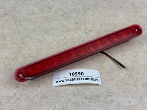 Lampa LED, światło STOP HELLA SAE U3 97 DOT, nr 027547, montowane na klapie silnika BOVA Futura EURO 3