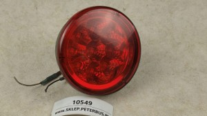 Lampa tył SCANIA IRIZAR, czerwony klosz, lampa LED, STOP, średnica  12 cm