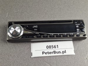 Radio, odtwarzacz, panel przedni, JVC KD-6333, WMA, MP3
