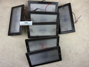 Lampa oświetlenia wewnętrznego, nad korytarzem autobusu BOVA Futura EURO 3, wymiary 25 cm x 13 cm, z kloszem