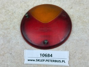 Klosz lampy tył BOVA Futura, okrągły, czerwony + pomarańczowy