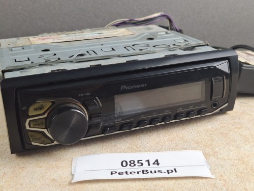 08514, Radio autobusowe Pioneer MVH-160UI, odtwarzacz, plus wzmacniacz mikrofonowy na 4 PINy - 100% sprawne -  (5).jpg