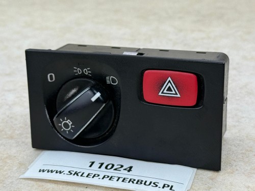 11024, Włącznik świateł SCANIA S139 1540673, 07W52T nr 0451601, włącznik świateł awaryjnych, SCANIA KOREA 0431601 (3).jpeg