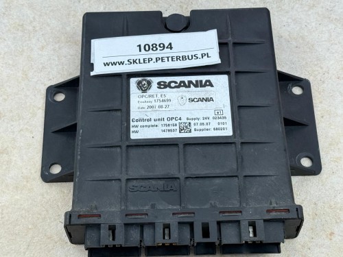 10894, Sterownik autobusu SCANIA Control unit OPC4, OPCRET, E5, EcuAssy 1754699, HW coplete 1758158, HW 1478537, Suppier 680201, rok produkcji 2007 (2).jpeg