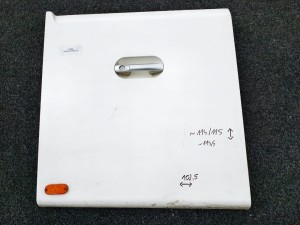 Klapa boczna kufra bagażowego BOVA Magiq EURO 2, wymiary  szer. 102,5 cm x 114,5 cm wysokości