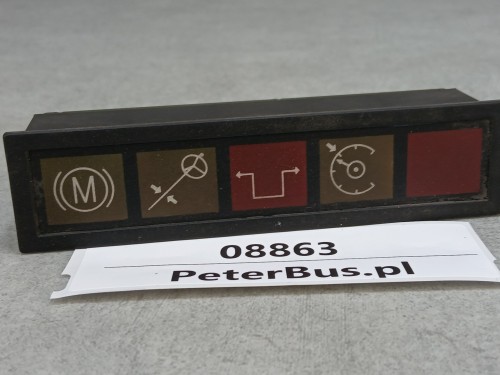 08863, Kontrolki świetlne deski rozdzielczej autobusu, 5 kontrolek DAV, tempomat, wspomaganie kierowcnicy, pięć kontrolek informacyjnych, ostrzegawczych  (3).jpg