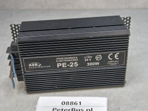 Przetwornica napięcia autobusu AZO Electronics nr PE-25, 15V-30V, GND 13,8 VDC
