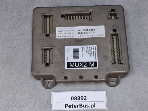 08892, Multiplekser, sterownik MUX2-M numer 1364.21010101, Versja 3.1, MAN REGIO, MAN nr 88 (2).jpg