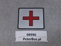 08996, Naklejka czerwony krzyż, symbol apteczki, oryginał MAN REGIO, wymiary 70 mm x 70 mm (4).jpg