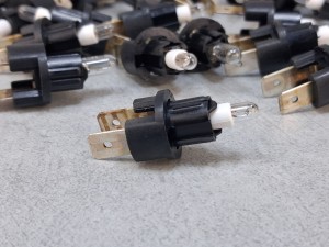 Żarówka, podświetlenie kontrolek deski rozdzielczej MOTOMETER IRISBUS, KAROSA, RECREO, AXER, 2 PINy