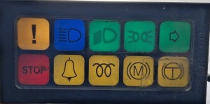 Kontrolki świetlne deski rozdzielczej IRISBUS, KAROSA, AXER, RECREO