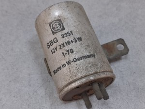 Przekaźnik kierunkowskazów BOSCH SBG 3351, 12V 2X18+3W