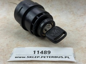 Stacyjka zapłonu SETRA S315 HD, GT-HD, stary typ, kwadratowe kluczyki, nr 52046, PA86-M40 