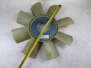Wentylator chłodnicy - NOWY - średnica z łopatami 60 cm, 12 otworów, 8 łopat, VAN HOOL nr 621402980, średnica rdzenia 29 cm, nr 631403030