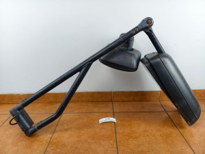 Lusterko zewnętrzne PRAWE na długim ramieniu, stelażu, MAN, dwa lusterka