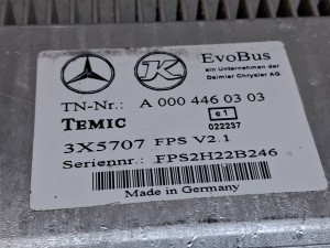 Sterownik, moduł FPS EvoBus, Mercedes Citaro, numer A 000 446 01 03, TEMIC 3X5707, FPS 001 