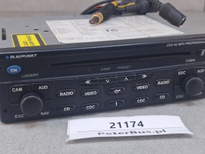Wzmacniacz autobusowy, odtwarzacz CD, BLAUPUNKT CCU 02 CD Professional  - 100% sprawny, GWARANCJA 