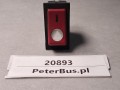 20893, Klawisz, przycisk, włącznik świateł awaryjnych MAN, DAV nr 24 602, czerwony klawisz z symbolem trójkąta, 10 PINów (2).jpg