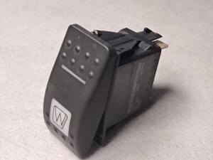 Klawisz, przycisk, włącznik szyba boczna kierowcy BOVA Futura, 7 PINów, Carlgingswitch, V4B2, nr 242212