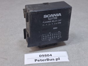 Sterownik, przekaźnik, przerywacz kierunkowskazów SCANIA 1401789, autobus Irizar Century 