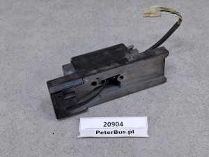 Uchwyt, wspornik, ślizg mocujący lusterko autobusu VOLVO, ślizg ramienia obrotowego, podłączenie zasilania elektrycznego, wysokość 17 cm, kostka 6 PINów