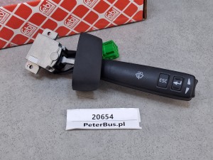 Manetka wycieraczek, spryskiwacza VOLVO 20553740, przełącznik przy kierownicy - NOWA - FEBI nr 40896 9197