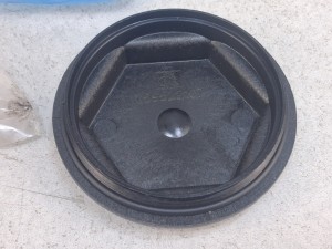 Brok zamykający sworznia zwrotnicy 2.50075 VOLVO, DT 759522107, NOWY - fi=90, nr 713 3852 102