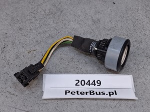 Przycisk, guzik, klawisz otwierania i zamykania podwójnych drzwi tylnych MAN A20, nr EAO 14-611.001 