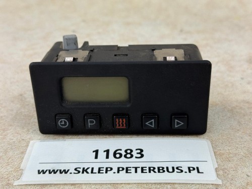 11683, Panel sterowania, sterownik ogrzewania postojowego WEBASTO nr 8EU 007 696-03, ZGS 002, Eberspracher nr 22 1000 30 43 00, Webasto 84 765 A, Mercedes 0009272670 (1).jpeg