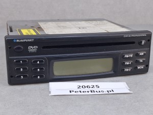 Radio BLAUPUNKT CVX 02 PROFESSIONAL, 7 607 276 016, odtwarzacz DVD, 100% sprawny: uwaga NIESPRAWNY napęd DVD  