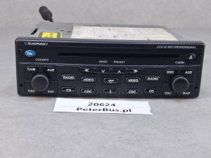 Wzmacniacz autobusowy, mixer, odtwarzacz CD, BLAUPUNKT CCU 02 MP3 Professional, sprawdzony, 100% sprawny, GWARANCJA - UWAGA nie działa odtwarzacz CD