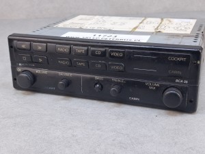Wzmacniacz autobusowy  BLAUPUNKT BCA 05, nr 7 607 005 200 5, panel sterownia RADIO, kaseta, CD, video - 100% sprawny  