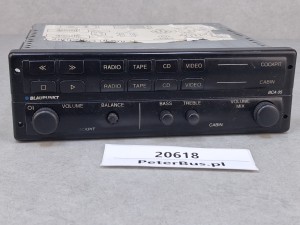 Wzmacniacz autobusowy  BLAUPUNKT BCA 05, nr 7 607 005 200 5, panel sterownia RADIO, kaseta, CD, video - 100% sprawny 