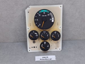 Zestaw zegarów VAN Hool 915, 916, deska rozdzielcza, 5 zegarów, VDO 07062490, zegary Van Hool 915