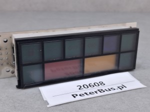 Kontrolki świetlne deski rozdzielczej VAN HOOL 915, nr VDO 1501.71.023.00, 12 PINów