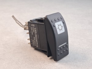 Klawisz, włącznik, przycisk BOVA FHD, FLD, EURO 3, włącznik klimatyzacji, nr 24222