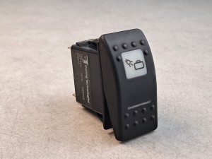 Klawisz, włącznik, przycisk oświetlenia w kufrze bagażowym BOVA Futura FHD, FLD, Carling 242210, 7 PINów 