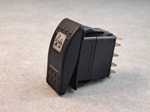 Klawisz, przycisk, włącznik BOVA Futura EURO 3, 10 PINów, CARLINGSWITCH VDB2, nr 242221, symbol dzieci
