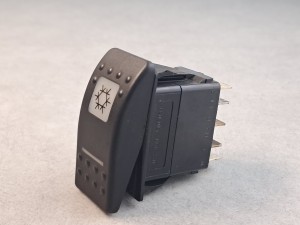 Klawisz, włącznik, przycisk BOVA FHD, FLD, EURO 3, włącznik klimatyzacji, nr 24222