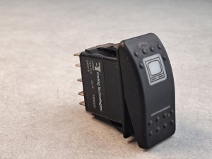 Włącznik, klawisz, przycisk TV z pulpitu kierowcy BOVA Futura EURO 3, włącznik monitora przedniego, 10 PINów, CARLINGSWITCH, nr 0423, ACC, symbol monitora 