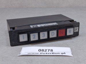 Panel sterowania, włącznik biegów 123DNR, Setra S315 NF, ZF numer 6006 017 215, obcięty kabel
