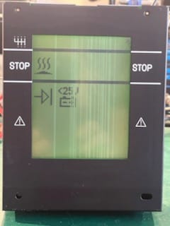 08340, Wyświetlacz pulpitu VDO typ VAN HOOL 1501.34.001.01, wersja 1.2, rok produkcji 1998,  - UWAGA - uszkodzony (10).jpeg