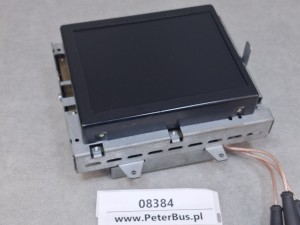 Wyświetlacz pulpitu, deski rozdzielczej Siemens VDO typ 1366.20010001, rok produkcji 2009, wersja 3.0 - USZKODZONY, niesprawny