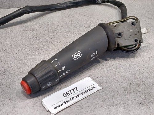 06777a, Przełącznik zespolony pod kierownicą autobusu, manetka spryskiwacz, kierunkowskazy, wycieraczki, światła, klakson, Mercedes, SETRA (6).jpeg